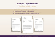 Letterhead Templates 3 Designs Word, a Stationery Template by B2 Studio (Thumbnail 5 of 18)