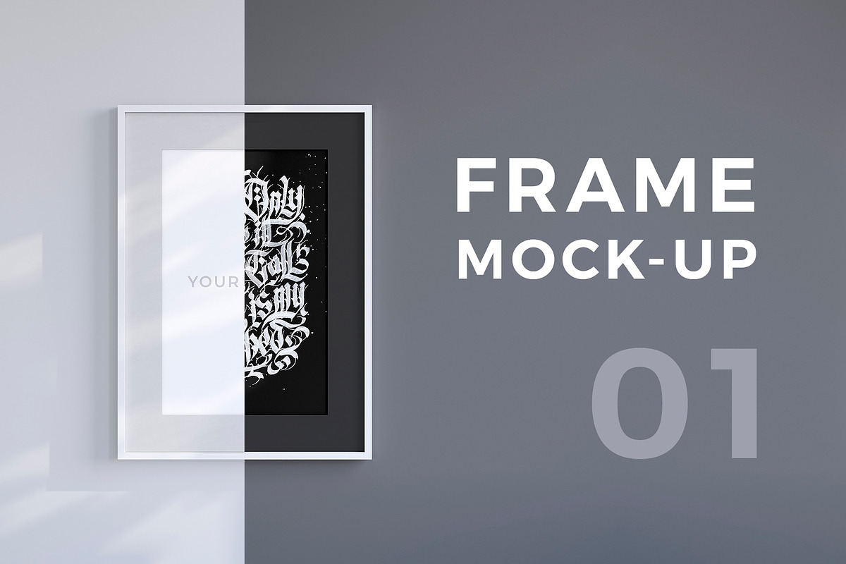 Frame mockup, a Print Template by Pykhtik Design Shop (Photo 1 of 6)