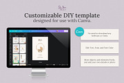 Boho-Brown Birth Announcement, a Card Template by SabaIslam.Studio (Thumbnail 7 of 8)