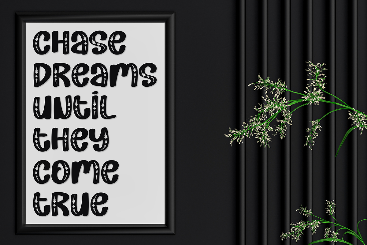Star House | Script Font, a Script Font by Scratchones (Photo 3 of 8)