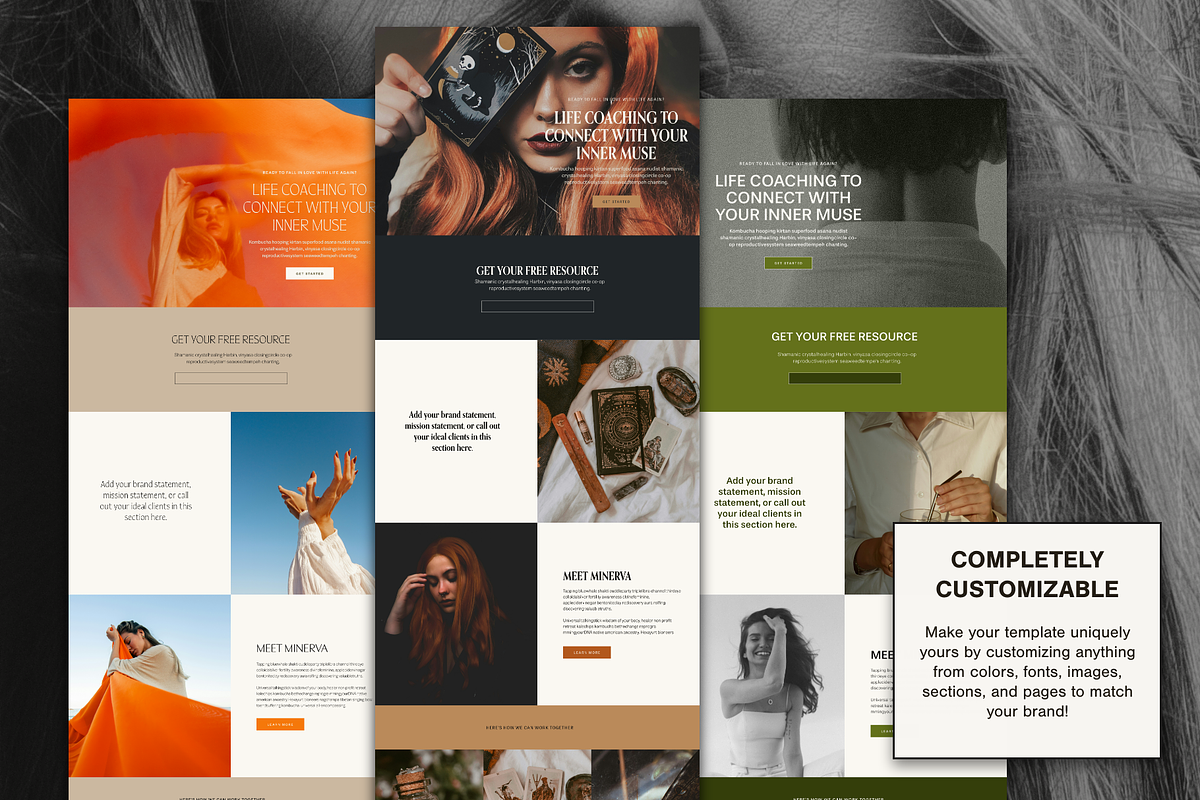 Luxury Squarespace Website Template preview 8