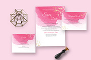 Classy Watercolor Wedding Suite, an Invitation Template by Design with Qurat (Thumbnail 2 of 4)