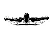 Swimming Sport Silhouette Vector Bun, an Illustration by jahid234 (Thumbnail 3 of 51)