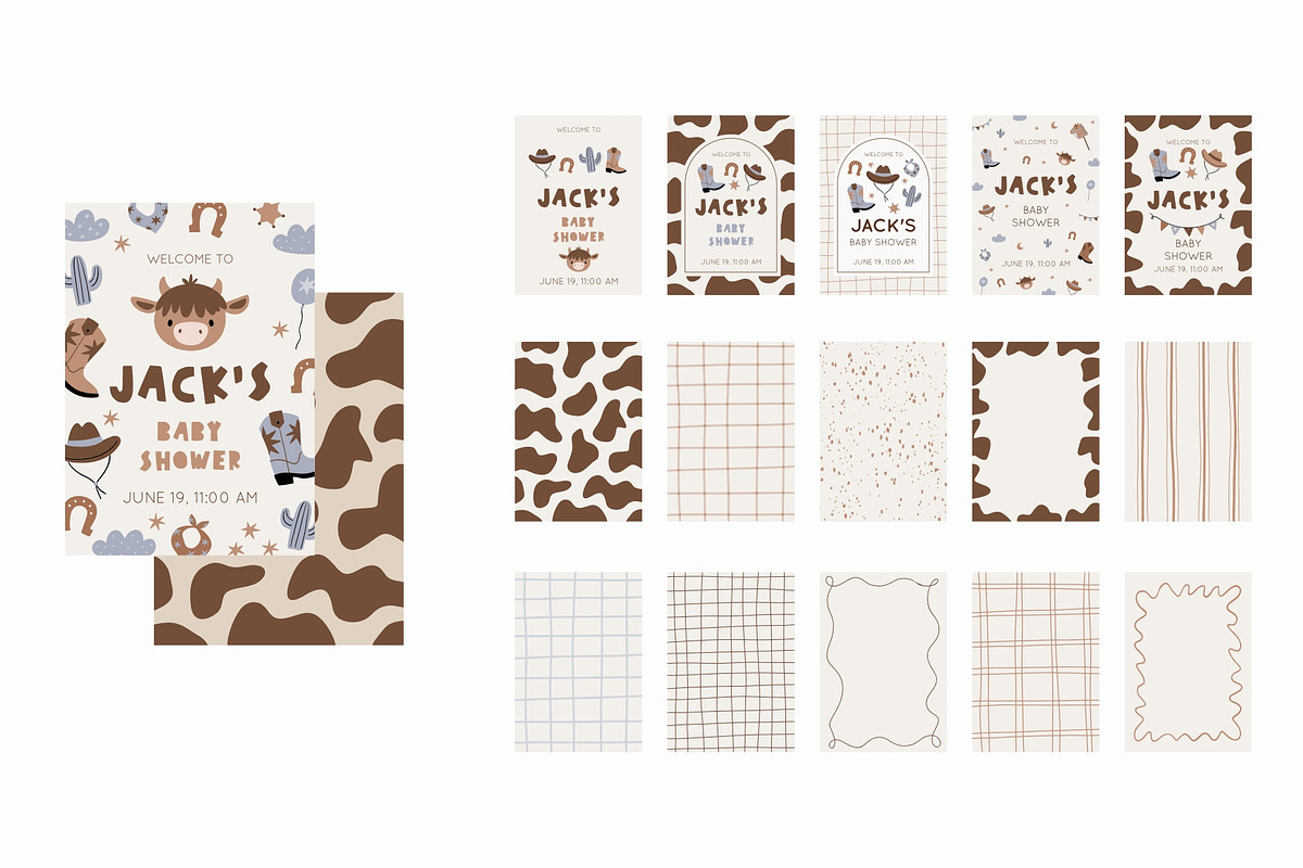 Little Cowboy - vector clipart, a Decorative Illustration by Barkova Nadya (Photo 5 of 9)