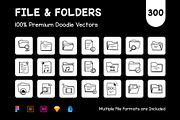 Files and Folders Ico, an Outline Icon by Brickclay (Thumbnail 1 of 6)