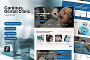 Caninus Landing Page, a Landing Page Template by FIBRINOSÄ (Thumbnail 1 of 6)