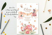 Fairy Garden Watercolor Clipart, an Illustration by Gau Silva Studio (Thumbnail 5 of 5)
