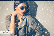 Winter Snowfall Photo Effect, a Layer Style Add-On by graphypix (Thumbnail 3 of 13)