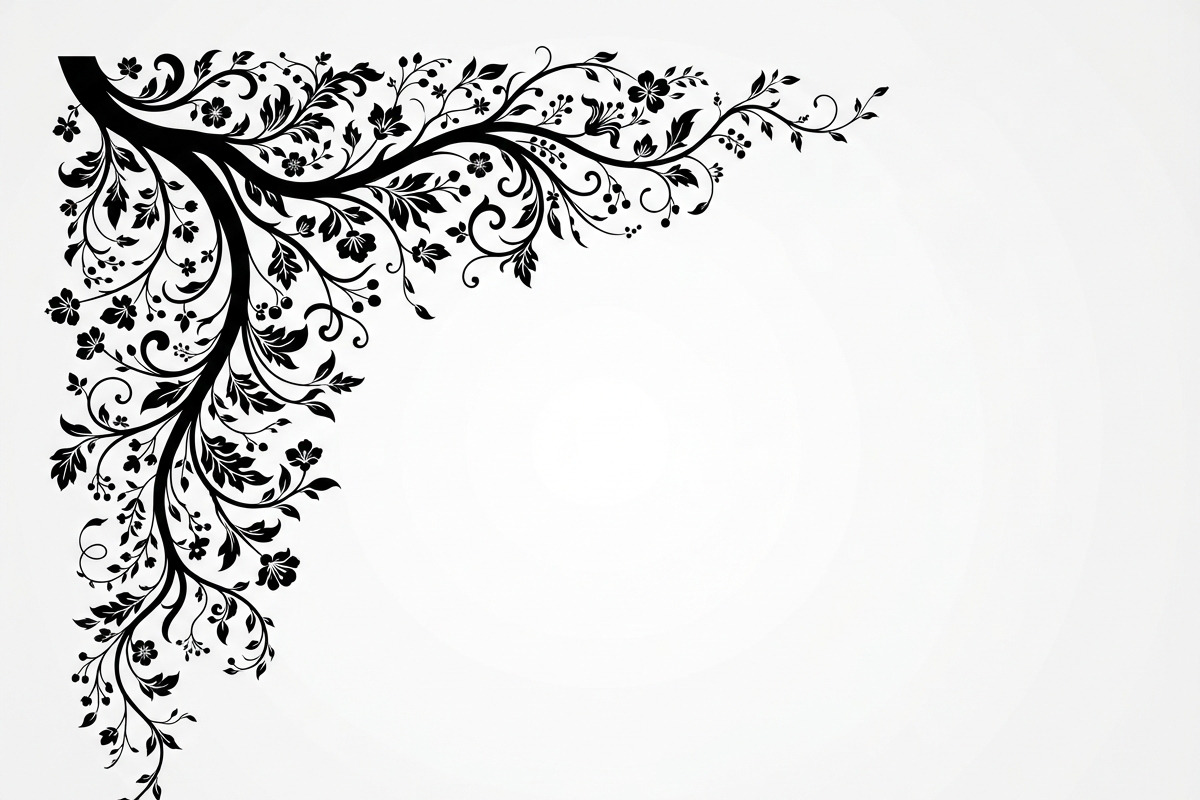 50 Tree Branch Corner Silhouette, a Decorative Illustration by Amazin_art (Photo 13 of 27)