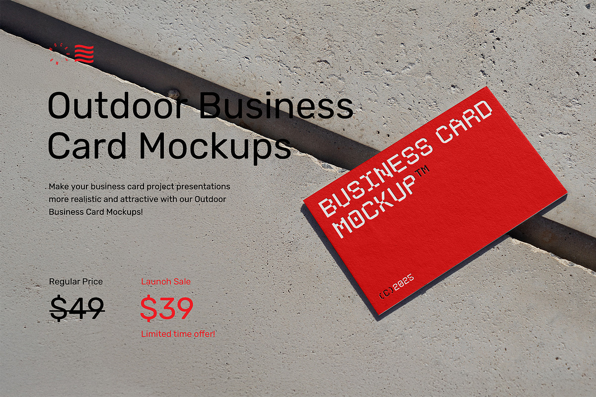 Business Card Mockups - Outdoor, an Advertising Mockup by Mr.Mockup™ (Photo 2 of 23)