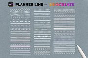 Linear brushes patterns Procreate, a Brush Add-On by Graphics Resources (Thumbnail 4 of 15)