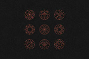 45 VINTAGE ROUND LOGOS, an Object Graphic by 2DFUNS (Thumbnail 3 of 8)