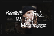 Marsheleena - Stylistic Serif Font, a Script Font by Font De Rico (Thumbnail 2 of 8)