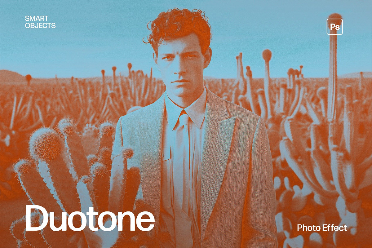 Duotone Photo Effect Template, a Layer Style Add-On by DesignerCandies (Photo 1 of 7)