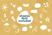 Plumpton Cute Bubbly Font Family, a Handwritten Font by Craft Graphic Type (Thumbnail 6 of 10)