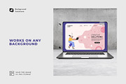 Set Of MacBook Pro Laptops Mockup, a Books & Magazine Mockup by Designertale (Thumbnail 3 of 9)