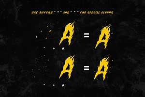 Fire Font Flames Font