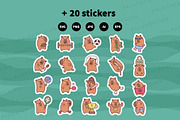 Cute Capybara Sporty Style, a Sport Illustration by Palau (Thumbnail 12 of 12)
