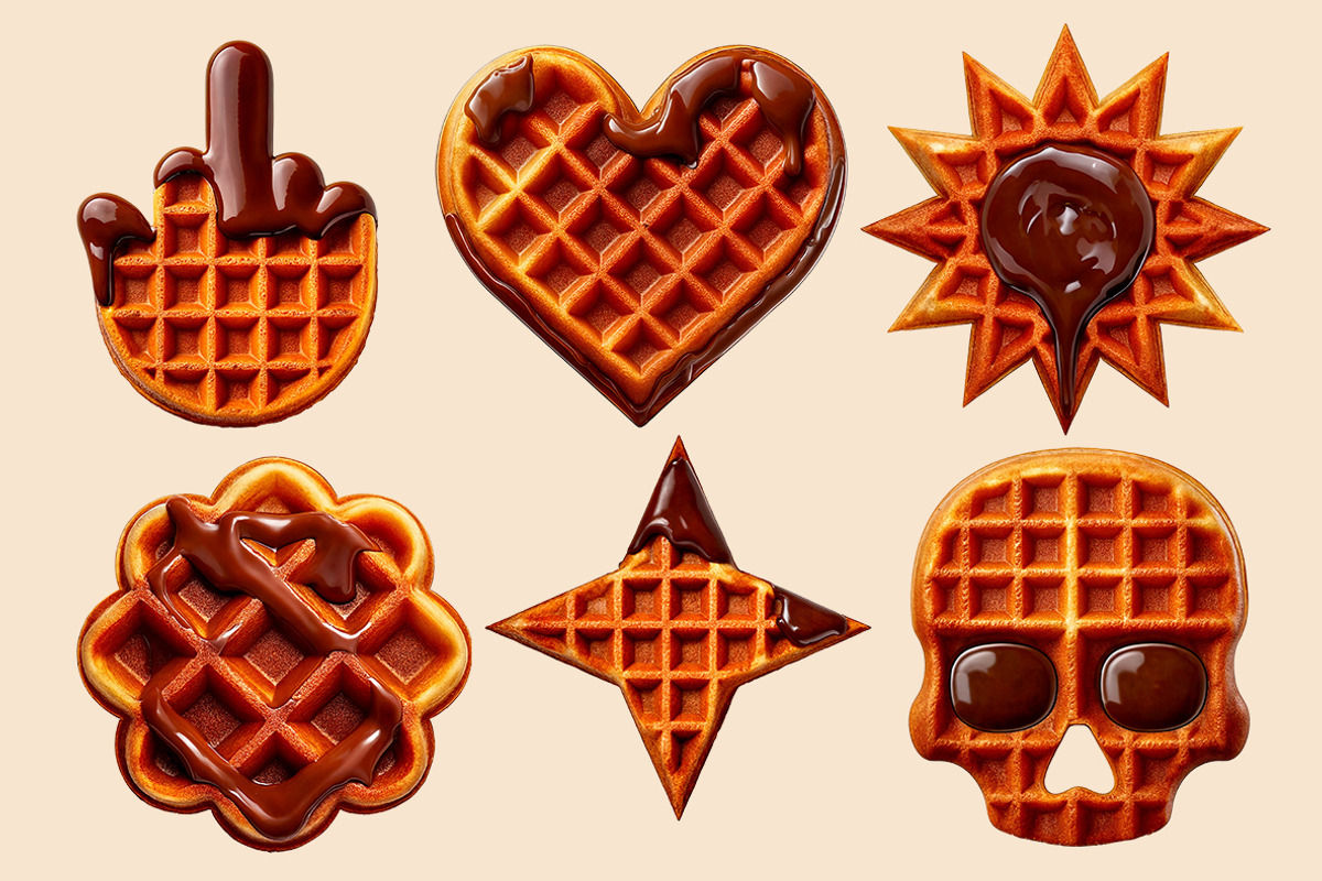 Waffle Drip Font, a Sans Serif Font by Handmadefont (Photo 12 of 14)