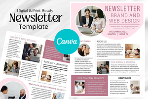Canva Business Newsletter Template