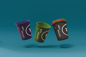 Paper Cup Mockup Template