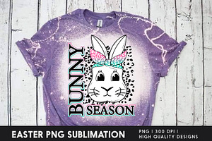 Easter Bunny Season PNG Sublimation