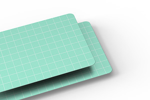 Closeup On Credit Card Mockup