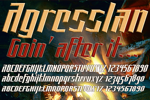 Agresslan Font