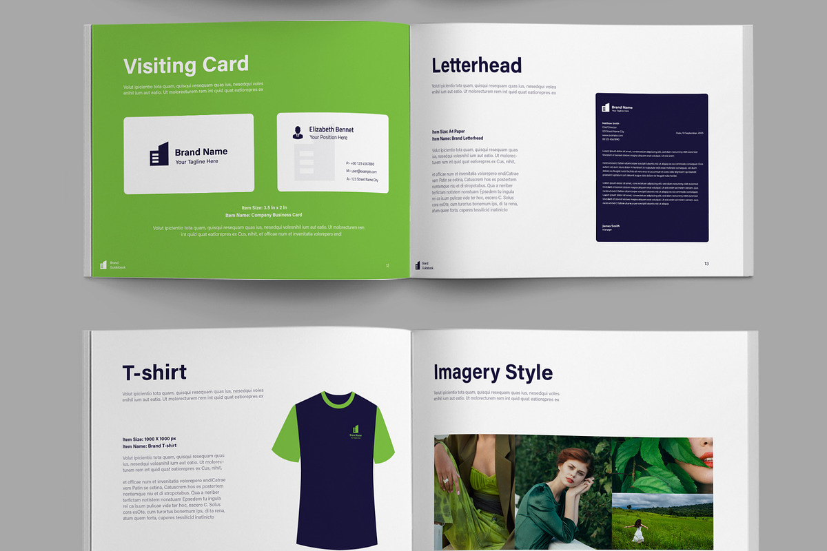 Brand Guidebook Template, a Brochure Template by ContestDesign (Photo 5 of 5)