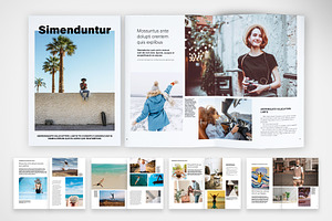 Modern Lifestyle Lookbook Template, a Print Template by McLittle Stock