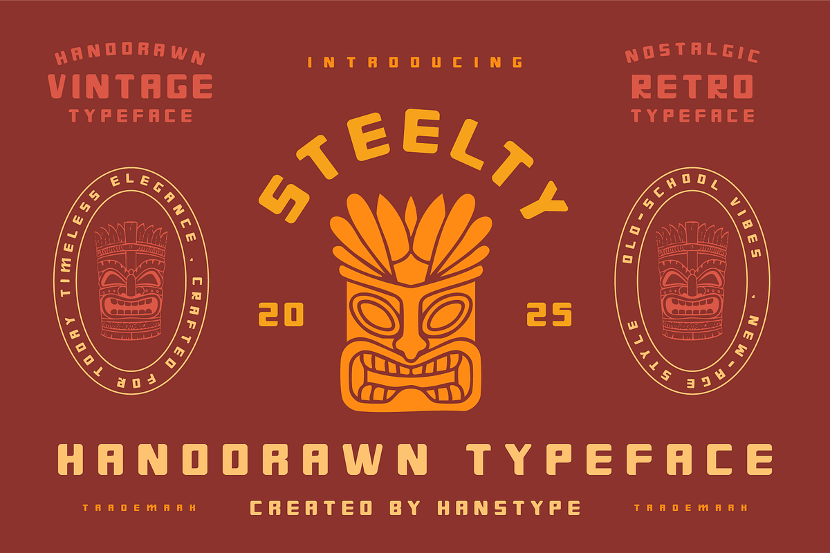 Steelty - Vintage Display Font, a Font by Hanstype.com (Photo 1 of 10)