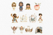Bible character watercolor clipart, a Person Illustration by MyLittleMeow (Thumbnail 5 of 7)