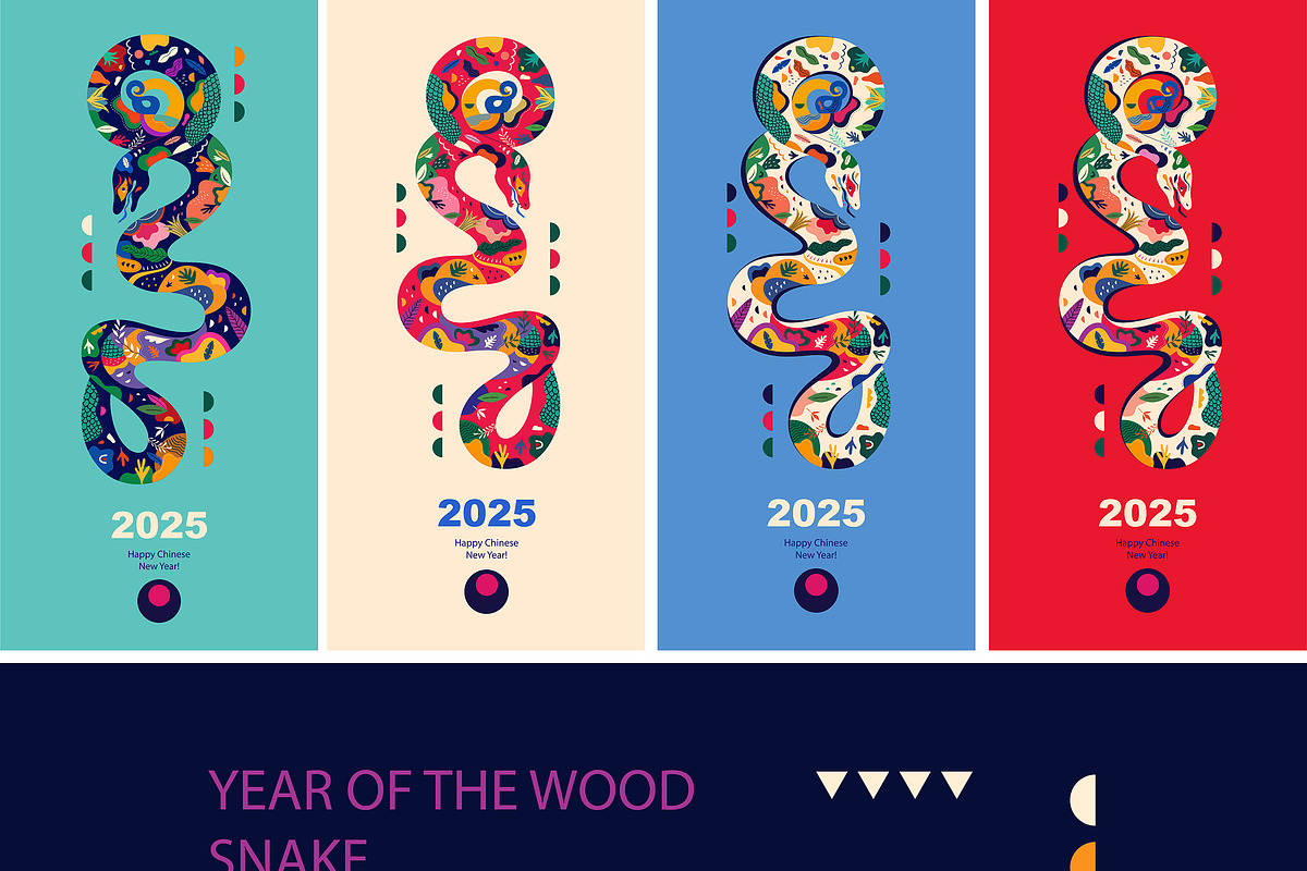 2025 Happy New Year!, a Seasonal Illustration by MoleskoStudio (Photo 4 of 8)