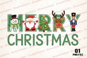 Merry Christmas AND Happy New Year, an Illustration by DreamCafeArt