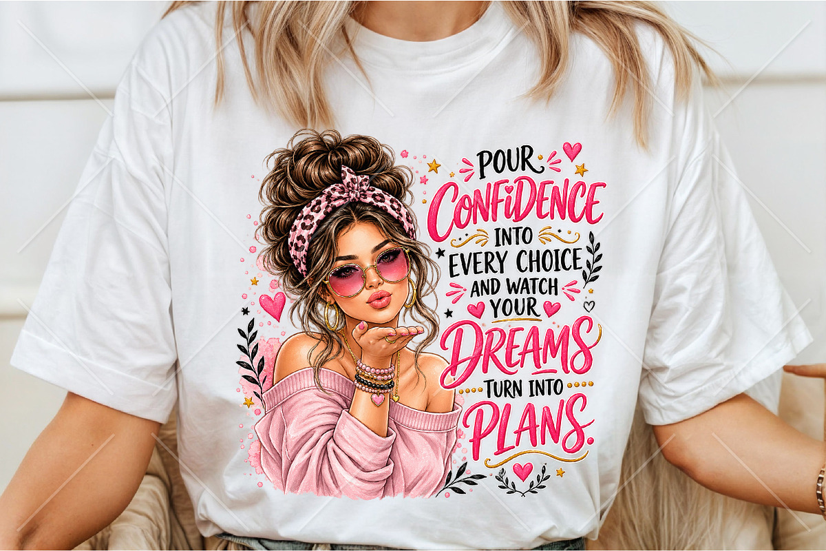 Pour Confidence Pink Leopard Messy, a Seasonal Illustration by Canvas Craft (Photo 3 of 6)