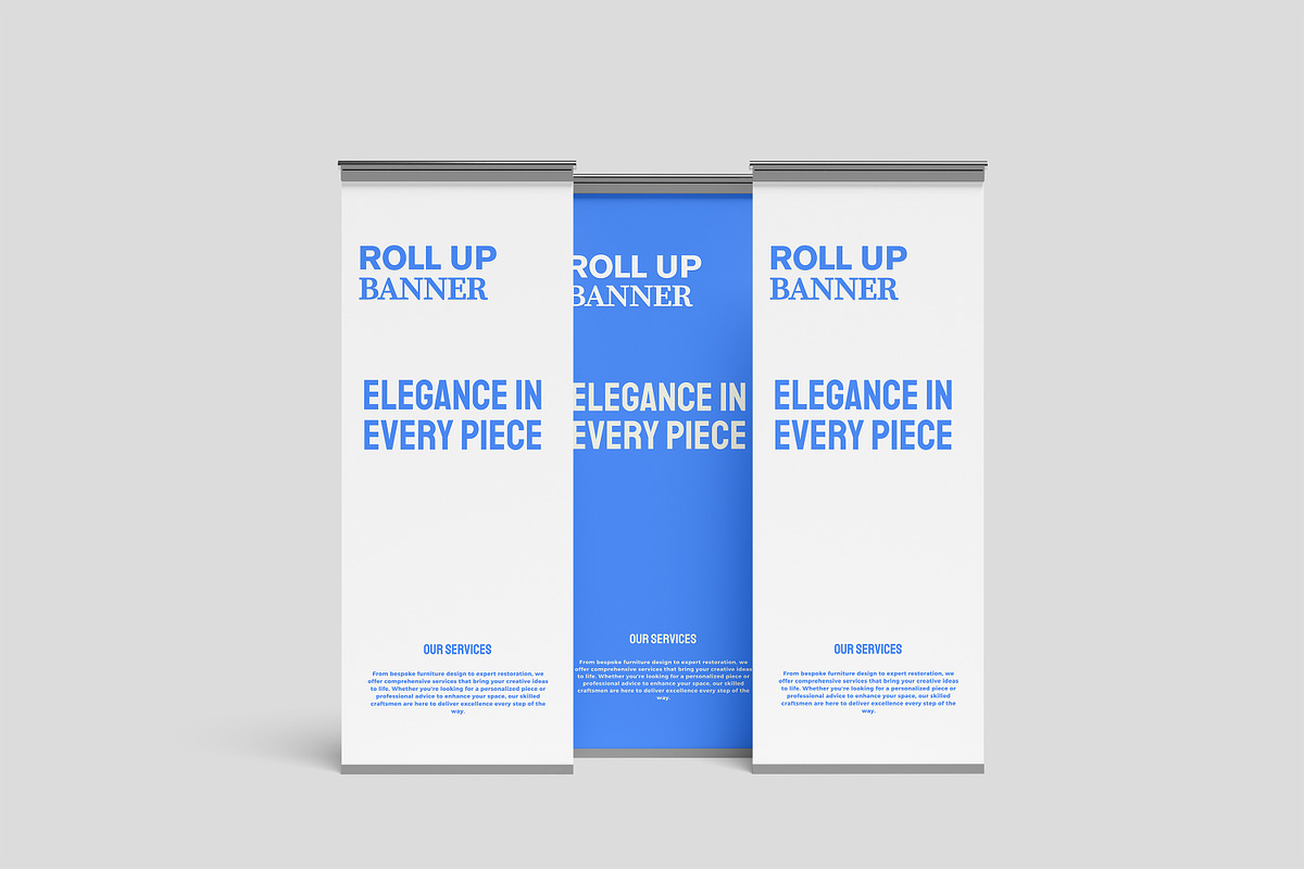 Roll Up Banner Mockup, an Advertising Mockup by Afif_studio (Photo 4 of 5)