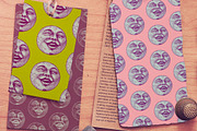 Moon Face Graphic & Patterns, a Decorative Illustration by ZiziMarket (Thumbnail 4 of 5)