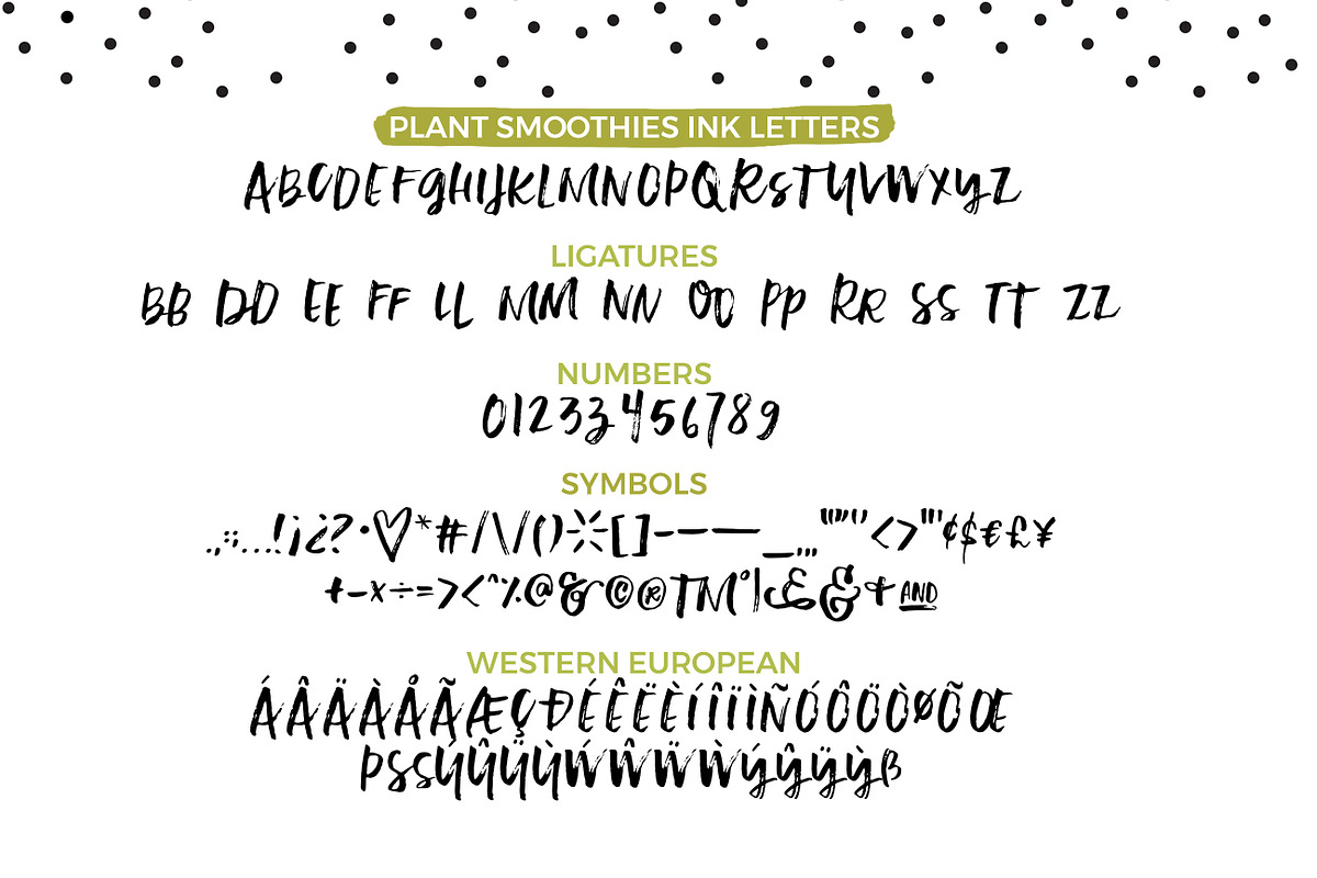 Plant Smoothies Script, a Script Font by Katie Hill (Photo 5 of 11)