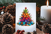 Whimsical Christmas Trees Clipart, an Illustration by Dream Creation (Thumbnail 6 of 7)