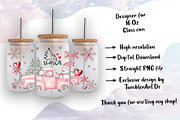 Christmas 16oz Glass Can, a Graphic by TumblerArtDS (Thumbnail 3 of 3)