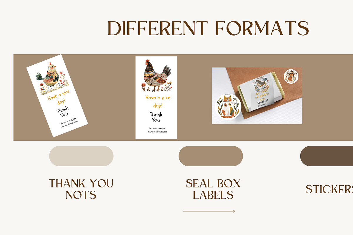 Seal box tags labels-editable, a Decorative Illustration by Little Wren Illustrates (Photo 3 of 5)