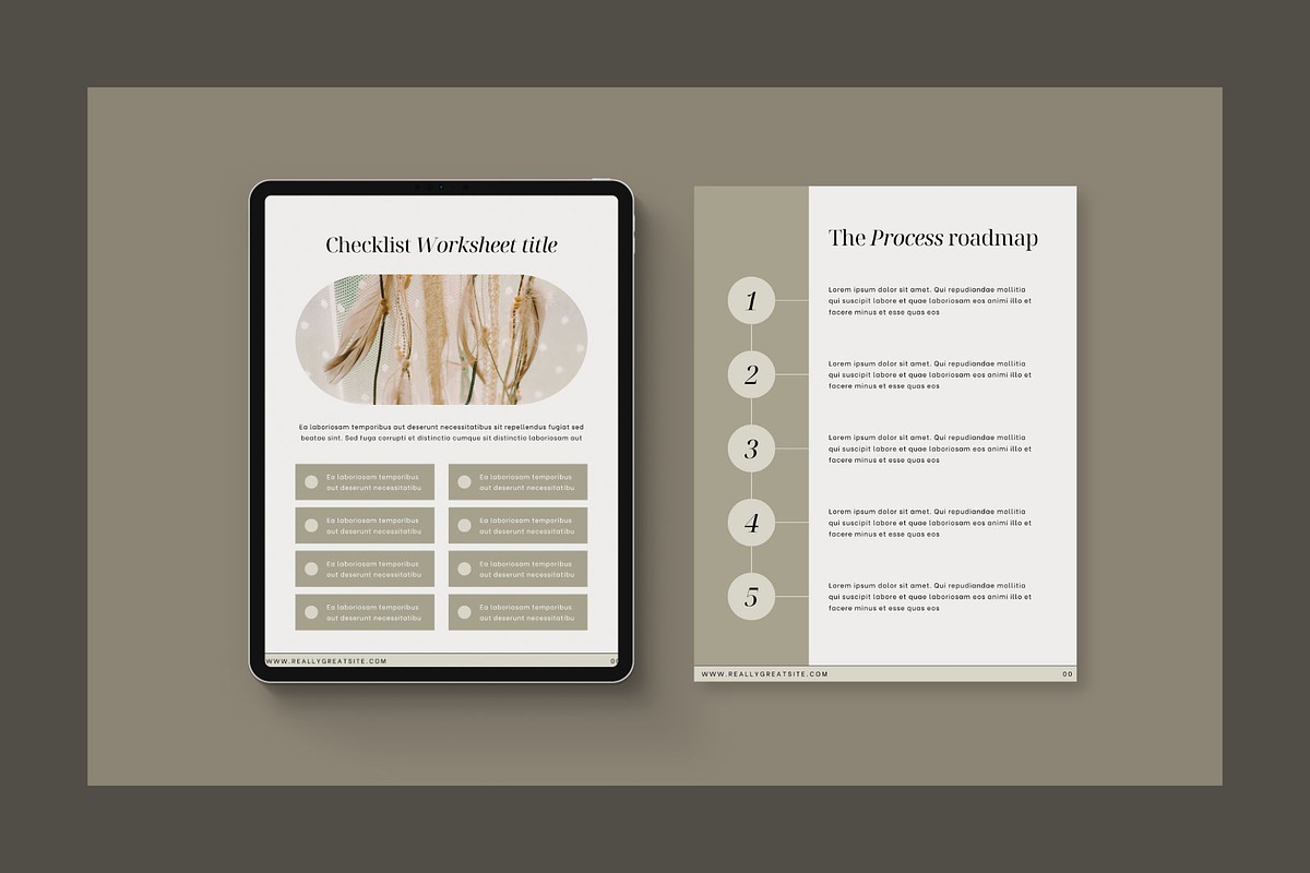 2in1 Ebook Workbook Template Bundle, a Templates & Theme by BoldNStudio (Photo 24 of 28)