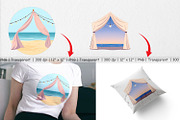 Tent Clipart, a Graphic by Artnoy (Thumbnail 3 of 5)