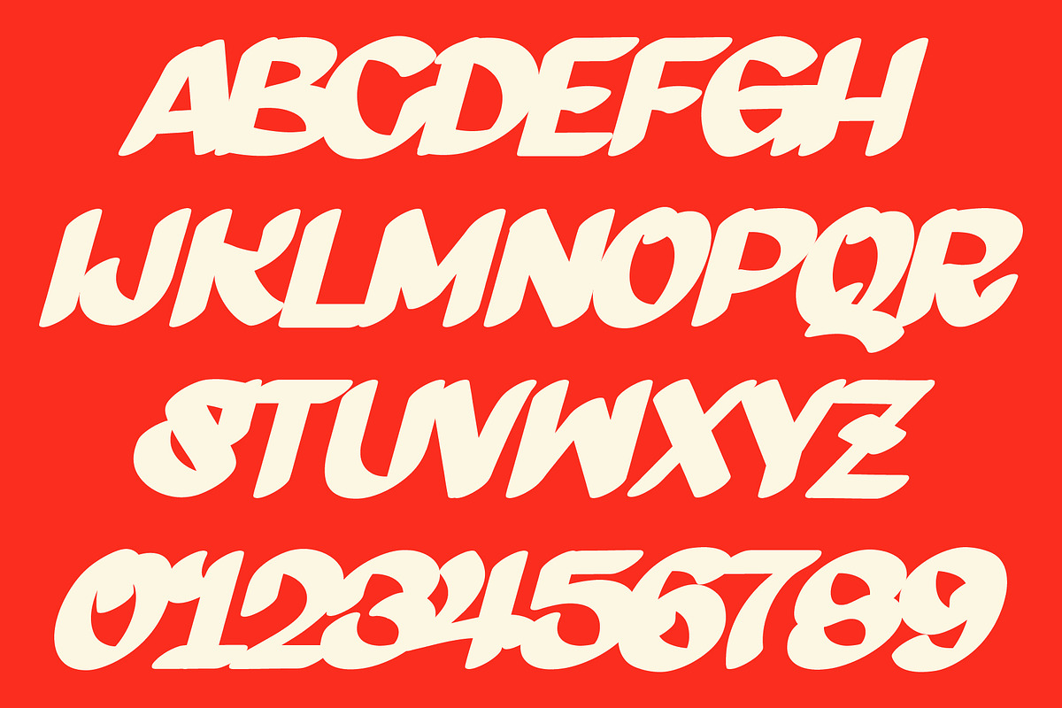 SPREAD CLUB | MARKER MODERN FONT!!, a Sans Serif Font by Fateh.Lab (Photo 7 of 8)
