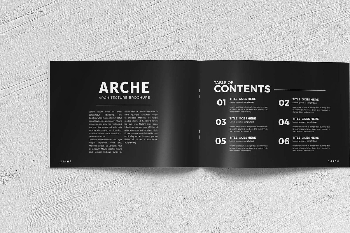 A5 Architecture Brochure, a Brochure Template by New Lines (Photo 2 of 12)