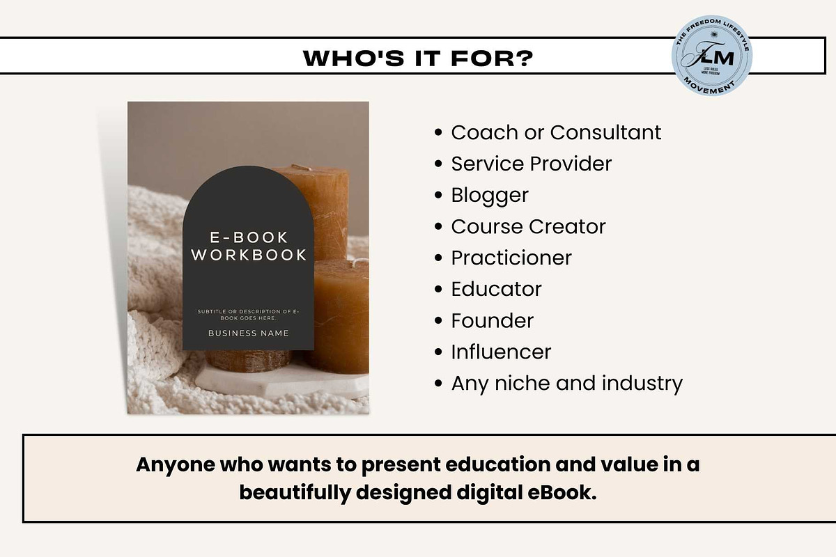 Ebook Template - Black and Beige, a Social Media Template by Freedom Business Shop (Photo 8 of 10)