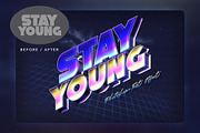 80s Retro Nostalgia Text Effects, a Layer Style Add-On by Andrew Skoch Design (Thumbnail 2 of 14)