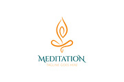 Simply Yoga Pilates Meditation Logo, a Branding & Logo Template by Signatoro (Thumbnail 2 of 3)