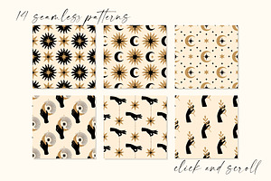 Celestial Illustrations&Patterns