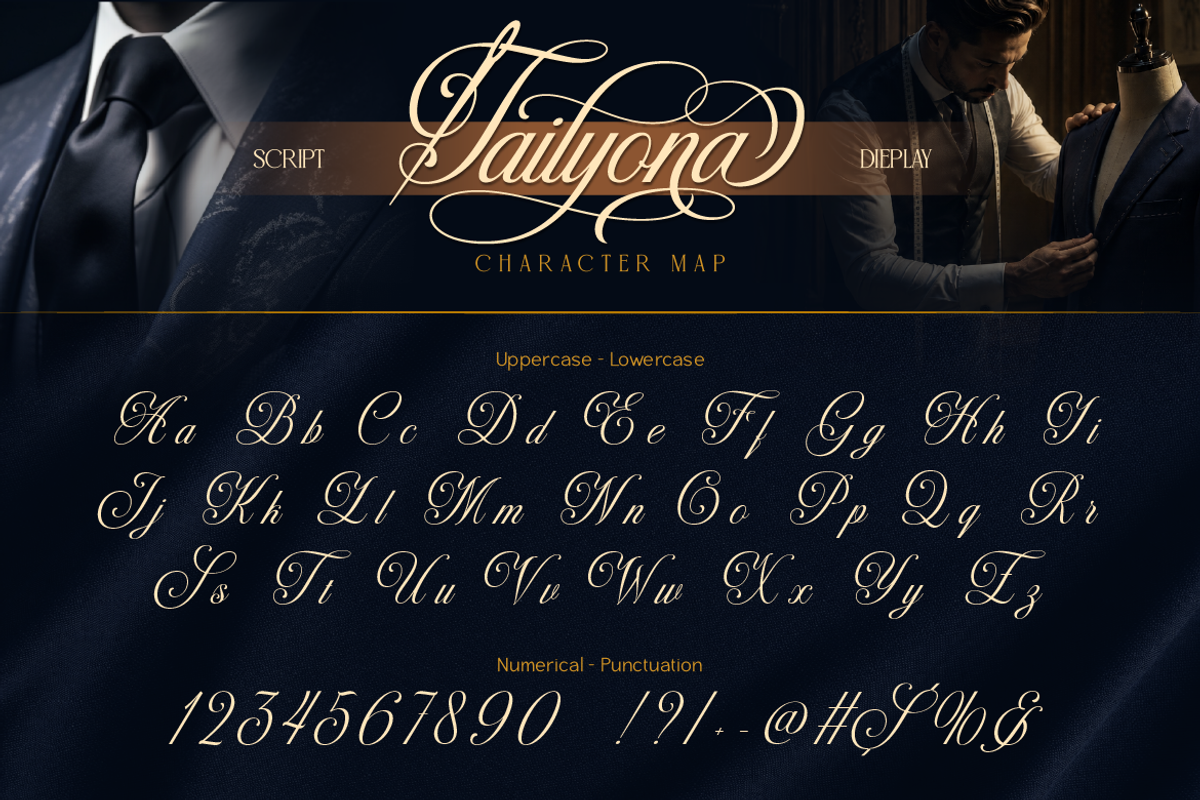 Tailyona, a Script Font by Burntilldead (Photo 8 of 12)